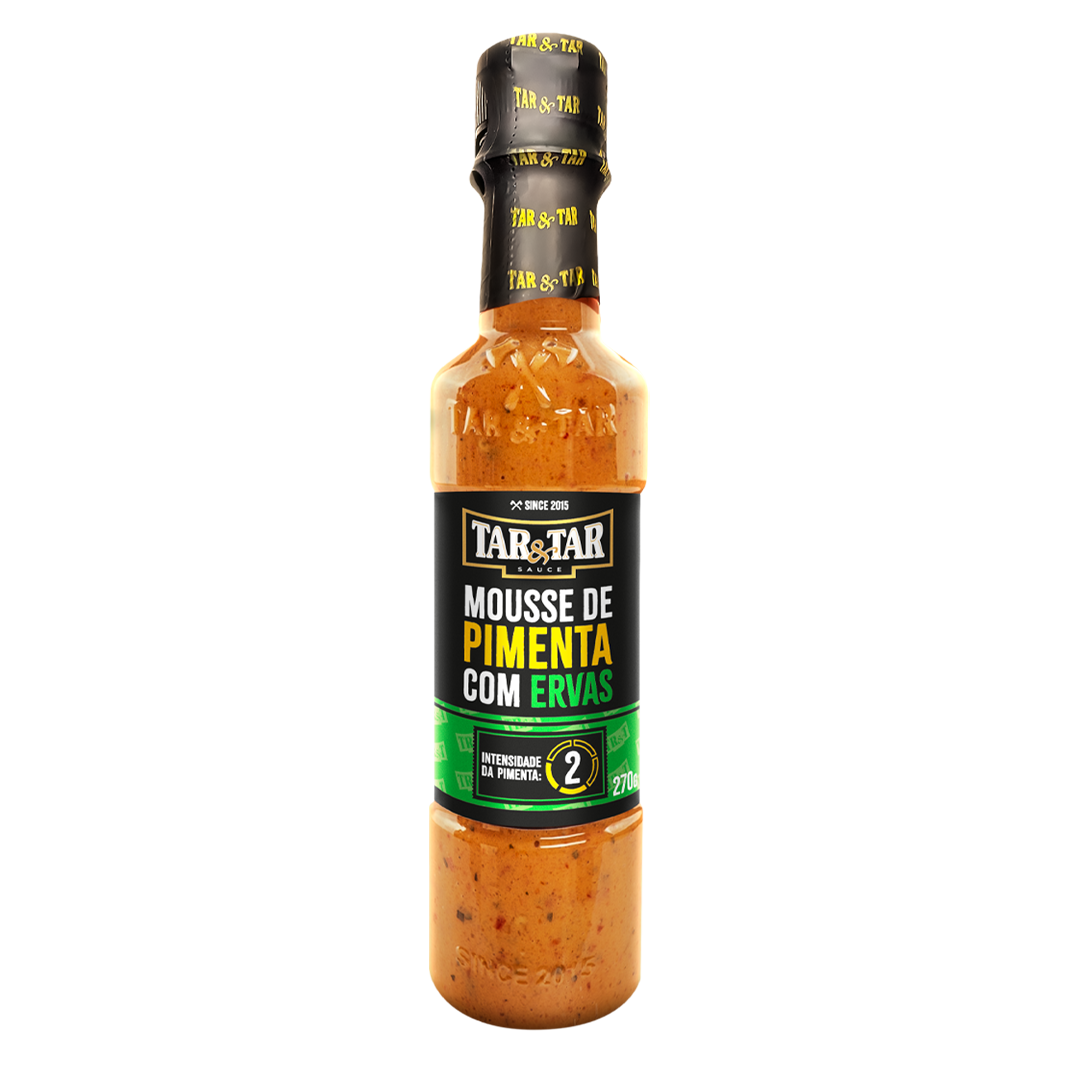 Mousse de Pimenta com Ervas